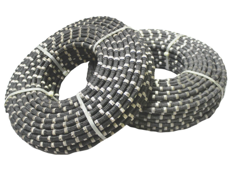 Electroplated Diamond Wire Saw Rope for Reinforced Concrete Cutting