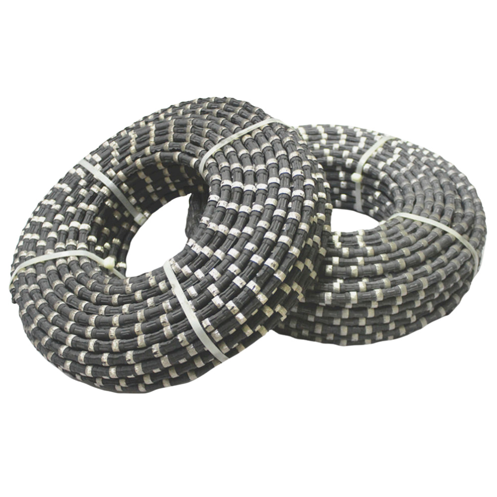 Electroplated Diamond Wire Saw Rope for Reinforced Concrete Cutting
